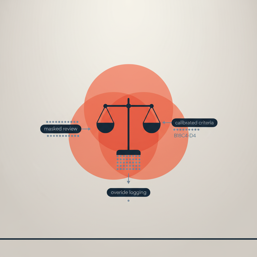How to Reduce Bias in Candidate Screening with Structured Evaluation